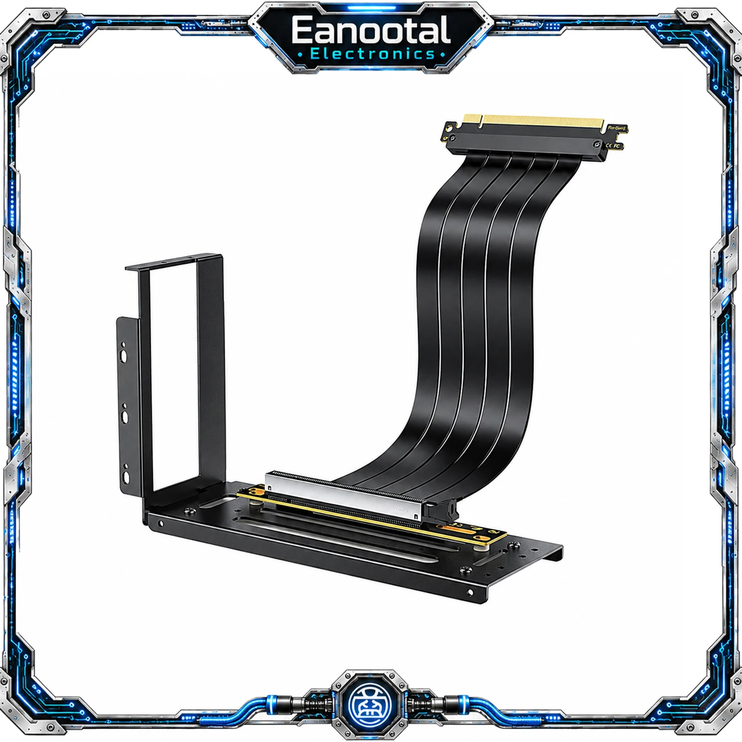 Vertical GPU Mount Bracket Graphics Card Holder with Hardware GPU Dock External GPU Docking Station Black with Screw Kit