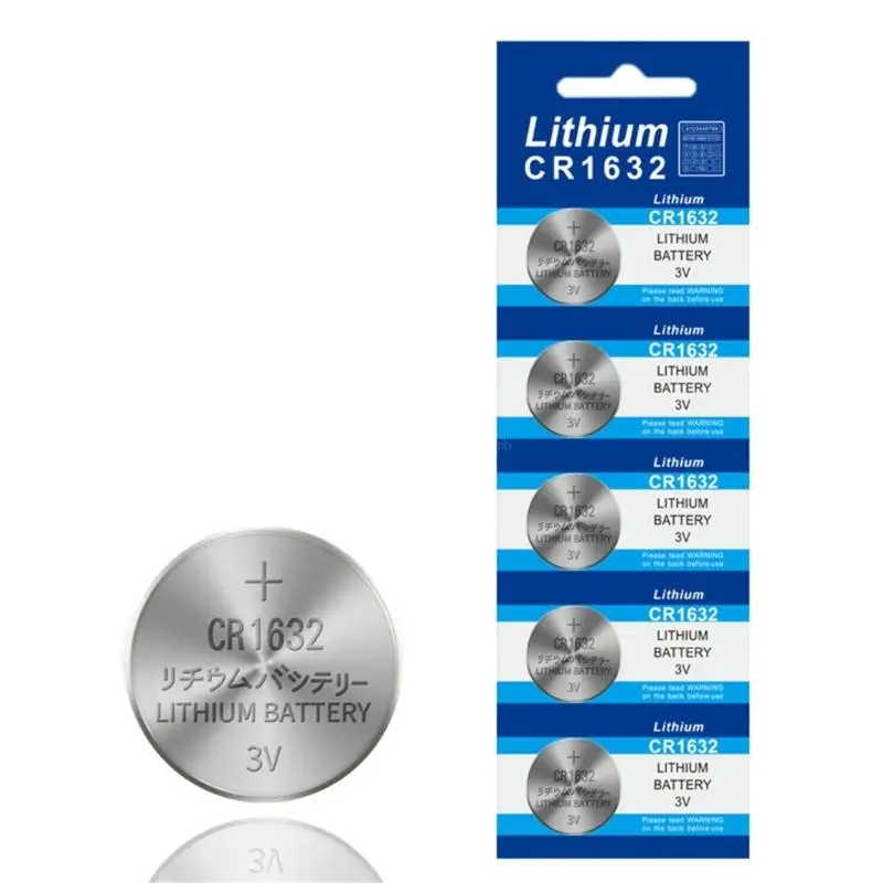 Pack of 25pc/5pc Button Cell Battery 3V Lithium Button Battery CR927/CR1220/CR1620/CR1632/CR2016/CR2025/CR2032/CR2450