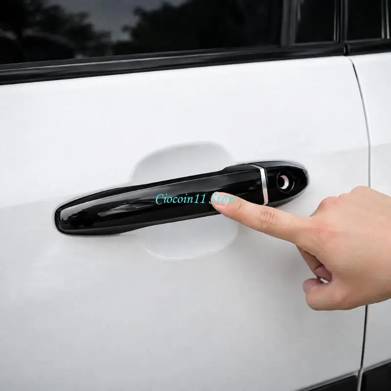 Y1UB Door Handle Cover Trim Set with Plastic Shell Construction for a Coordinated Change to Existing Exterior Handles