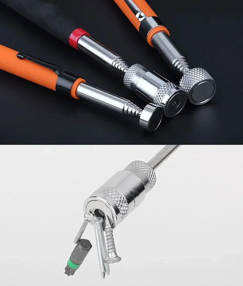 Mini Portable Telescopic Magnetic Magnet Pen Handy Tool Capacity For Picking Up Nut Bolt Extendable Pickup Rod Stick