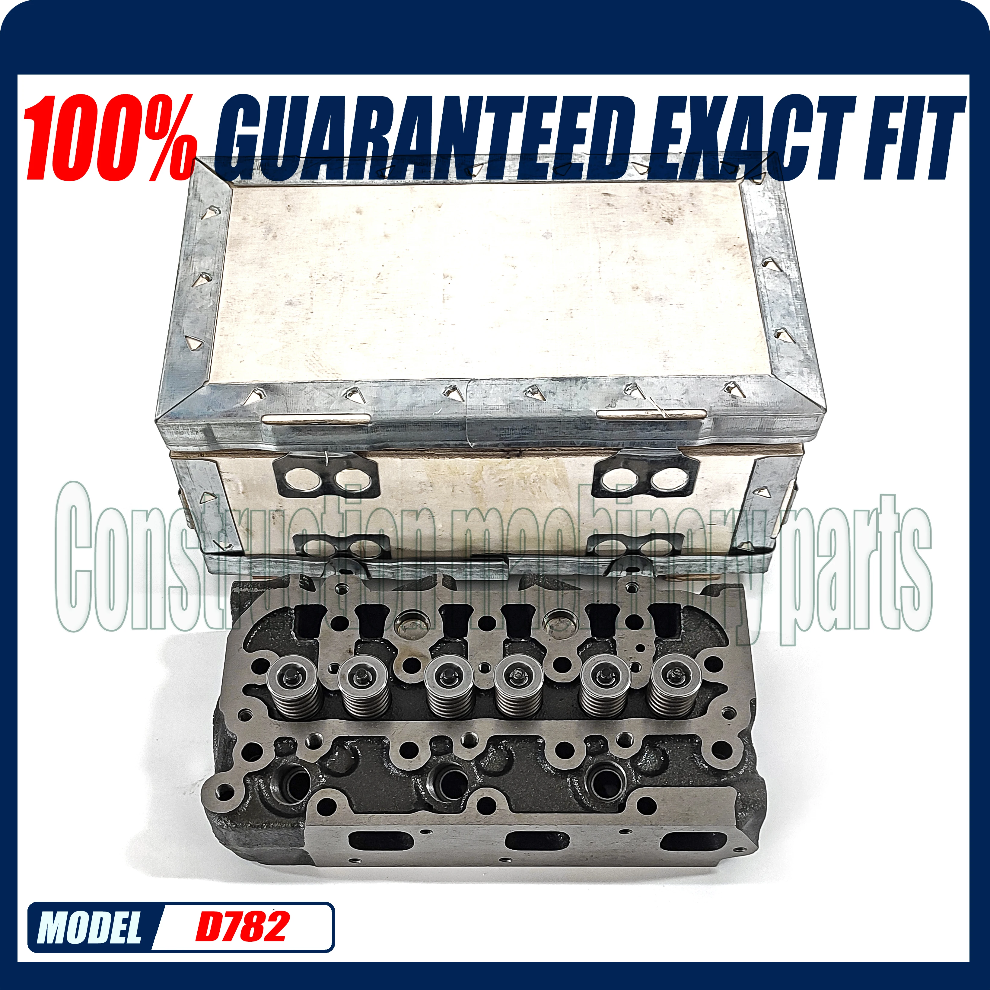 New In Stock D782 Cylinder Head Assy With Valve + Graphite Cylinder Head Gasket For Kubota Engine