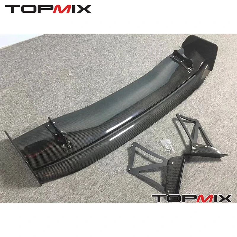 For Mitsubishi Lancer Evolution VII/VIII/IX/X VT-Style Double-Layer Carbon Fiber Rear Wing Spoiler view 4