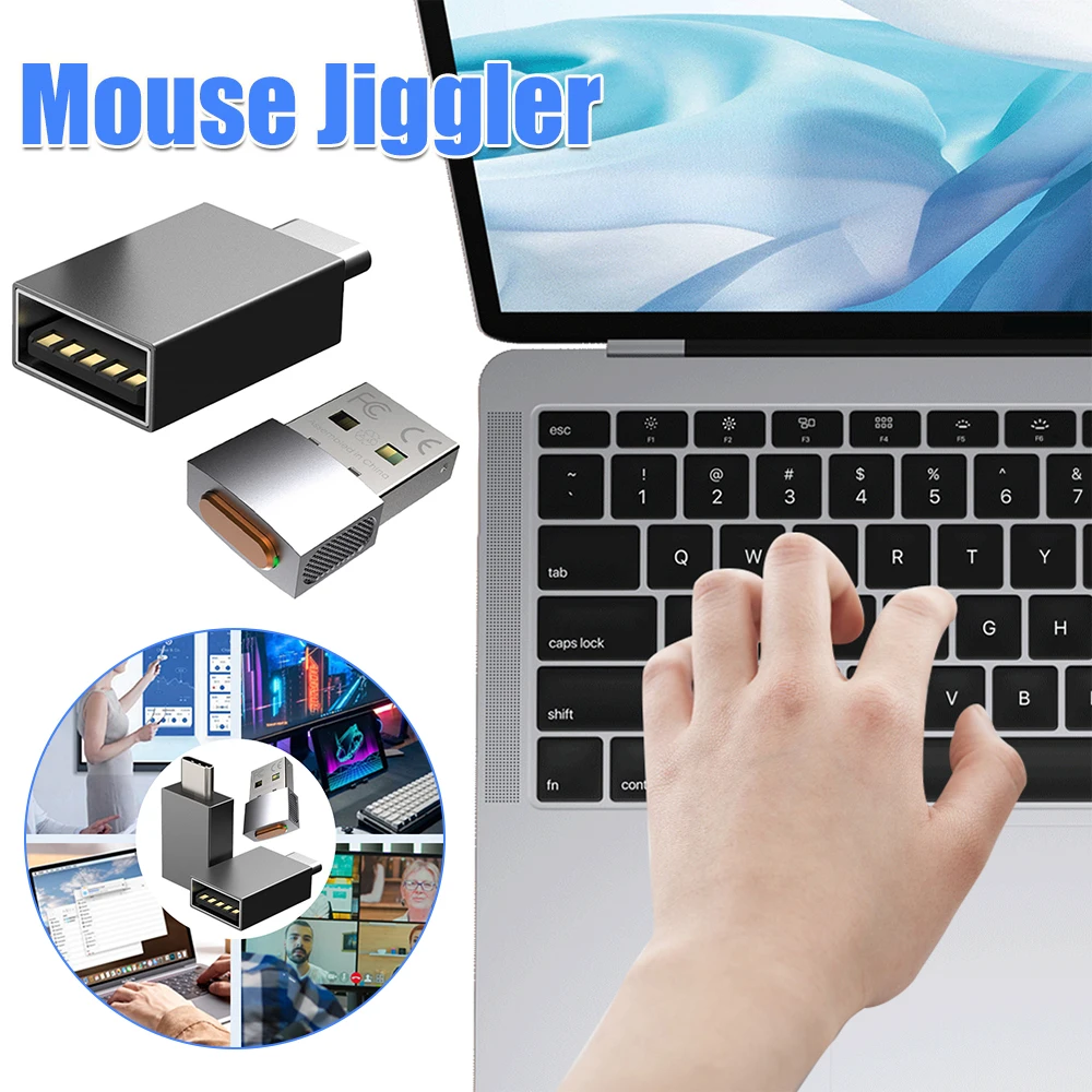 

USB-мышь Mover Plug-and-Play Mouse Wiggler Keep Computer Laptop Awake Mouse Mover Device для компьютера