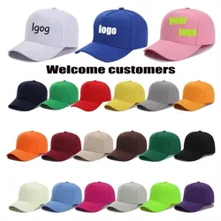 1PC 5 Panel Custom Baseball Caps For Men personality customization Women Hat Hip Hop Bone Trucker Hats Outdoor Leisure Snapback