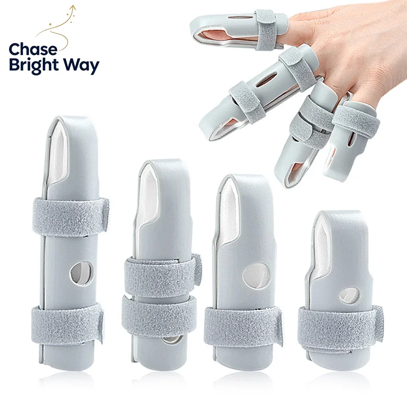 Pain Relief Trigger Finger Fixing Splint Straighten Brace Adjustable  Dislocation Fracture Finger Splint Corrector Support