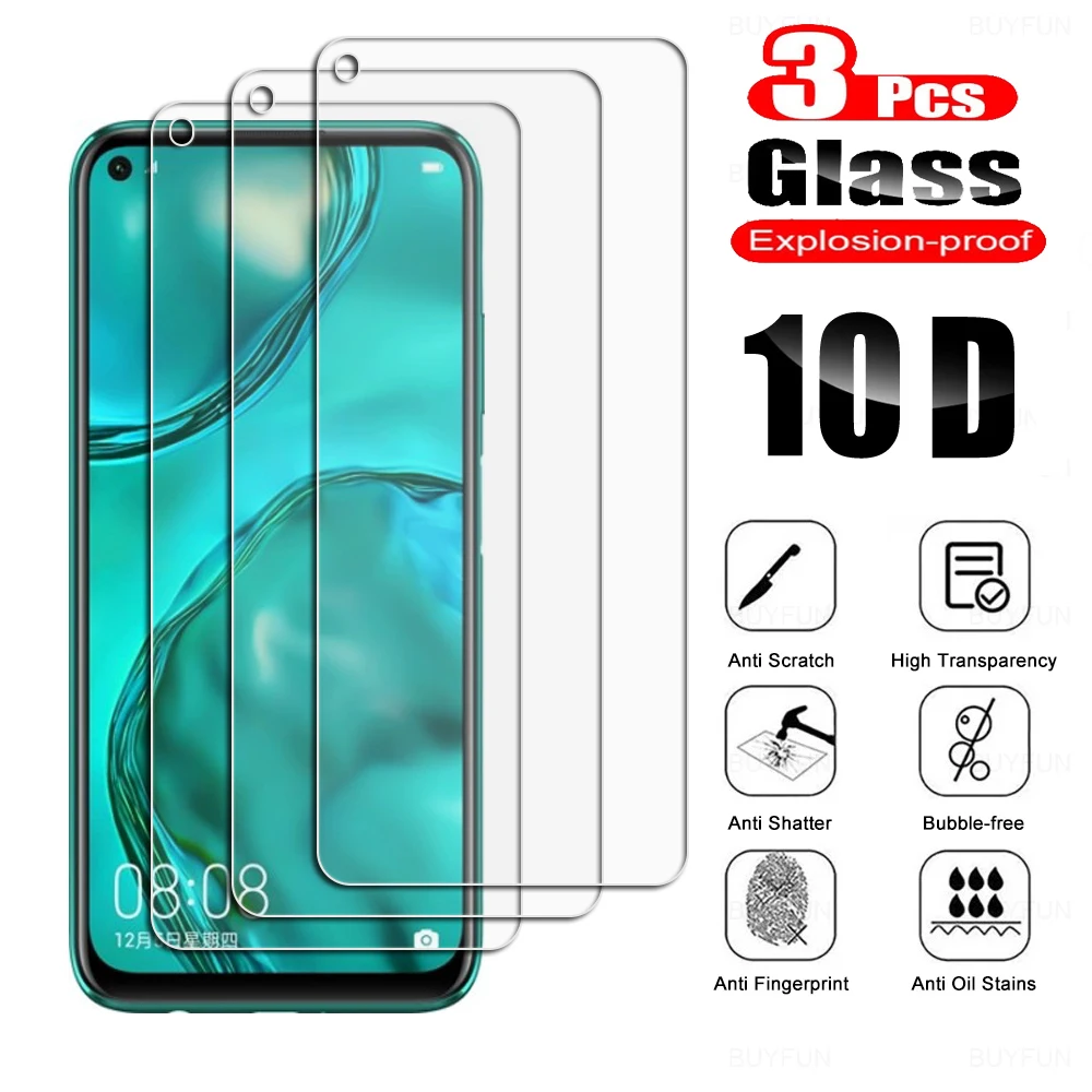 3PCS For Huawei Nova Plus 2 2S 2I 3 3I 3E 4E 5 5T 5I 7 5G 7I 8I 9 SE Y60 Y70 Y90 9SE  Tempered Glass Protector Screen Cover Film