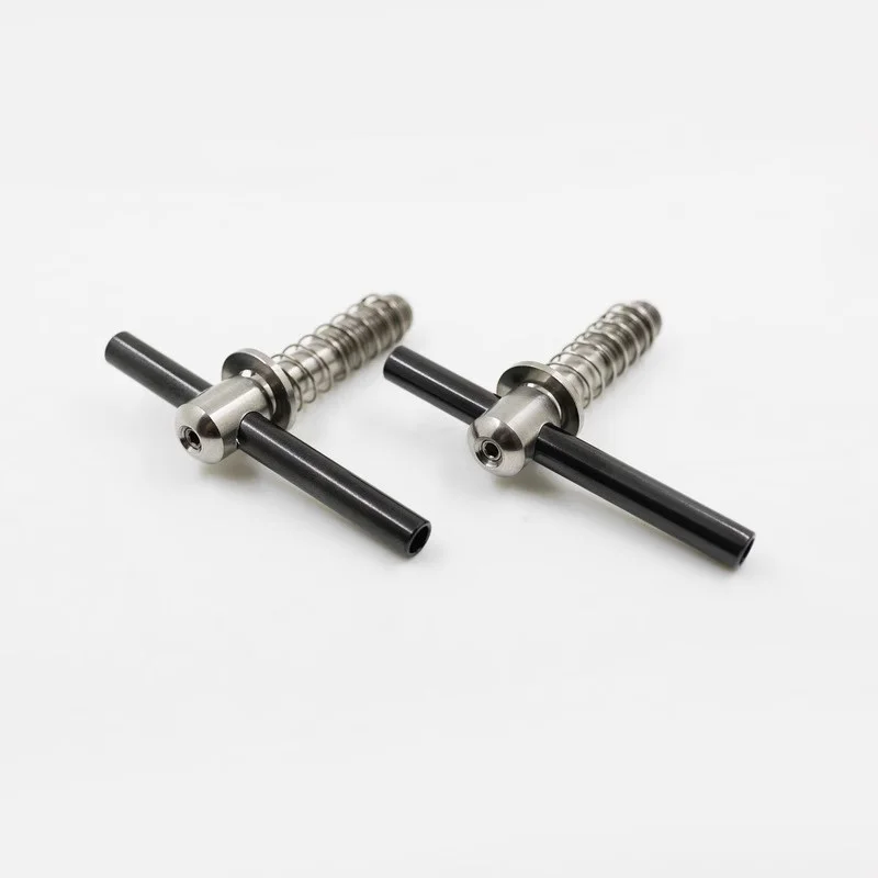 مشبك مفصلي من التيتانيوم بمقبض تثبيت إطار Brompton Cline Pline #4