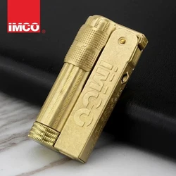 IMCO Brand Stainless Steel Vintage Classic Black Gasoline Lighter Novelty Triplex Lighters Men'S Cigarette Lighter 6700