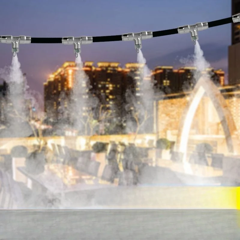 Dining, Leisure and Entertainment B & B Restaurant Landscaping High Pressure Atomizing Spray Cooling and Humidification