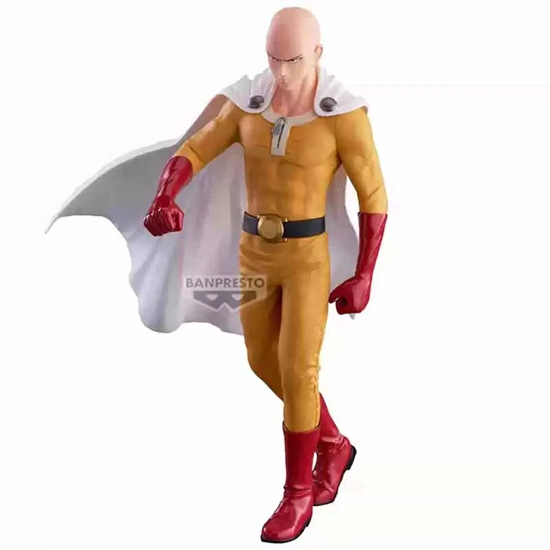 มีสินค้าในสต็อก ของแท้จาก Bandai BANPRESTO Grandista ONE PUNCH-MAN ฟิกเกอร์ซัยตามะ ของเล่นสำหรับเด็กชาย/เด็กหญิง/เด็ก/ของขวัญคริสต์มาส