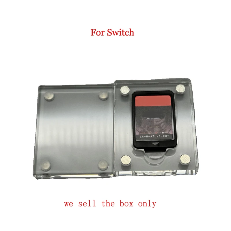 صندوق أكريليك لبطاقة اللعبة ، حافظة خرطوشة قشرة صلبة ، غطاء شفط مغناطيسي ، صندوق تخزين للتبديل ، 3DS ، NDS