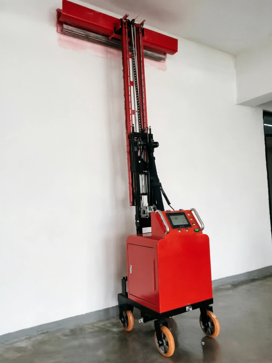 Fully Automatic Intelligent Wet Model Wall Rendering Machine Mortar Smoothing & Leveling Robot Features Plastering Automatically