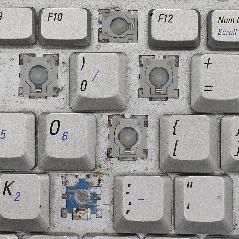 Keycap substituição para Dell, teclado dobradiça, Dell Inspiron 1400, 1520, 1521, 1525, 1526, 1540, 1545, 1420, 1500