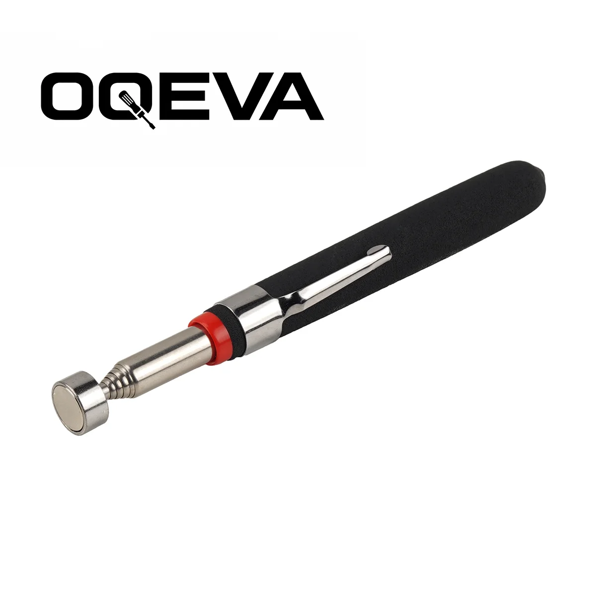 OQEVA Telescoping Magnet Stick Pickup Tool, Portable Magnetic Pen for Nuts, Bolts, Screws, Extendable Rod