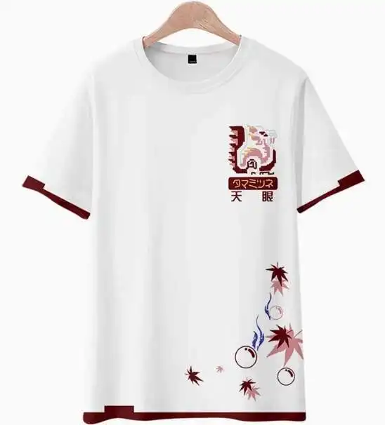 

Anime MONSTER HUNTERS X Soulseer Mizutsune Short Sleeve T-Shirt Summer Cosplay Costume Casual Student Loose Tops anime