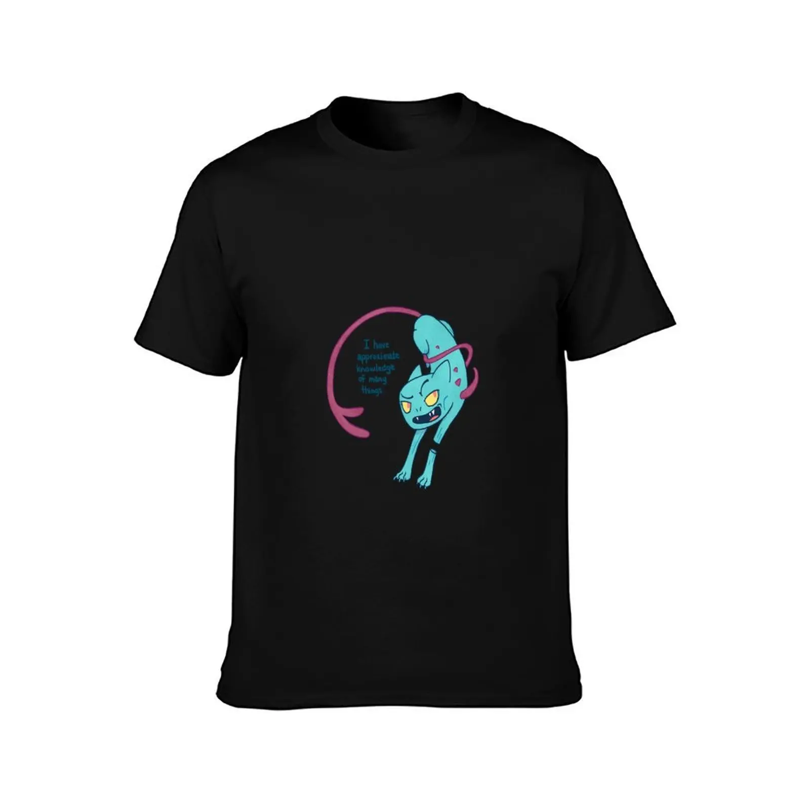 Approximate Knowledge Cat T-Shirt t shirt man casual T-Shirt