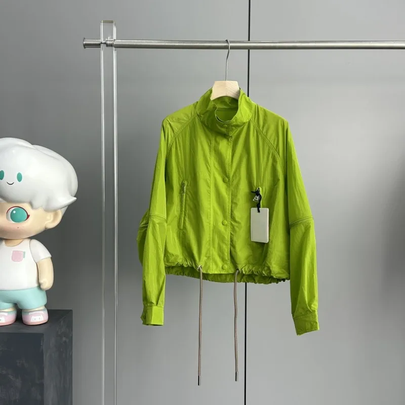 

Women's Clothing High quality stand collar short jacket sun protection clothing Autumn Winter New NO.5