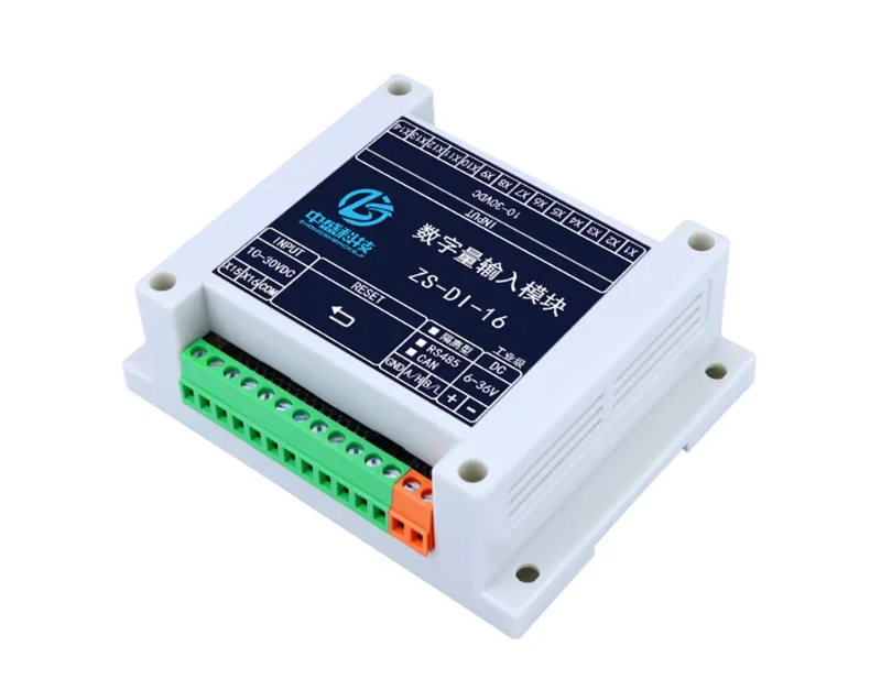 16-channel Switch Digital Acquisition Module 485 Communication Switch Input IO Expansion Board PLC Control Board Relay