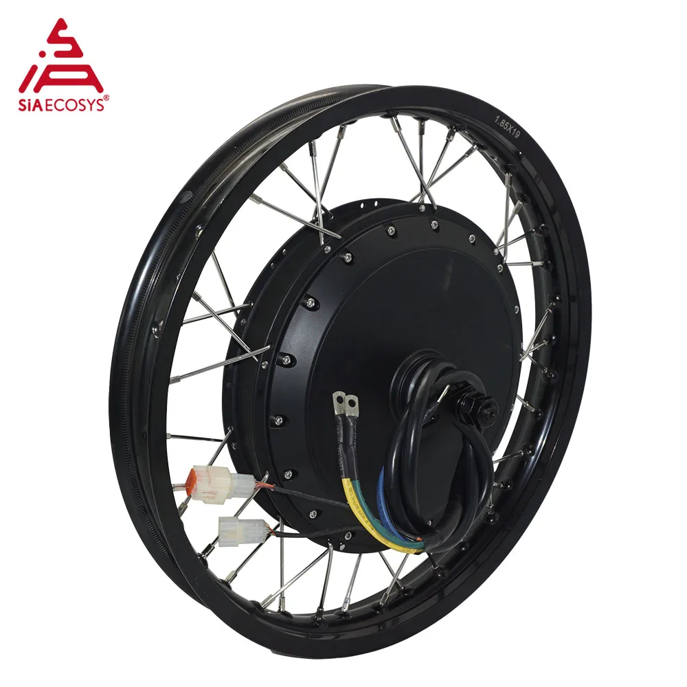 QSMotor QS273 V3 40H BLDC Spoke Hub Motor 4000W Rated 12000W Peak 100KPH 19inch Wheel Rim For Electric Motorcycle E-Scooter