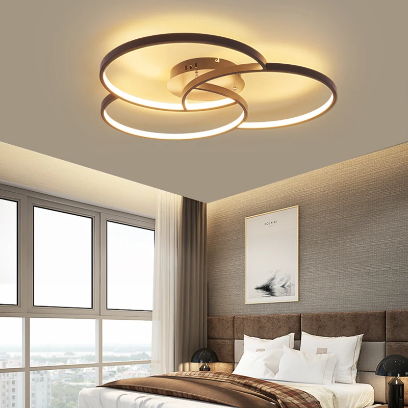 

Modern Led Ceiling Lights For Bedroom Living Room Dining Room White/Black Led Ceiling Lamp Nordic Home Lighting Ceiling Fixtures