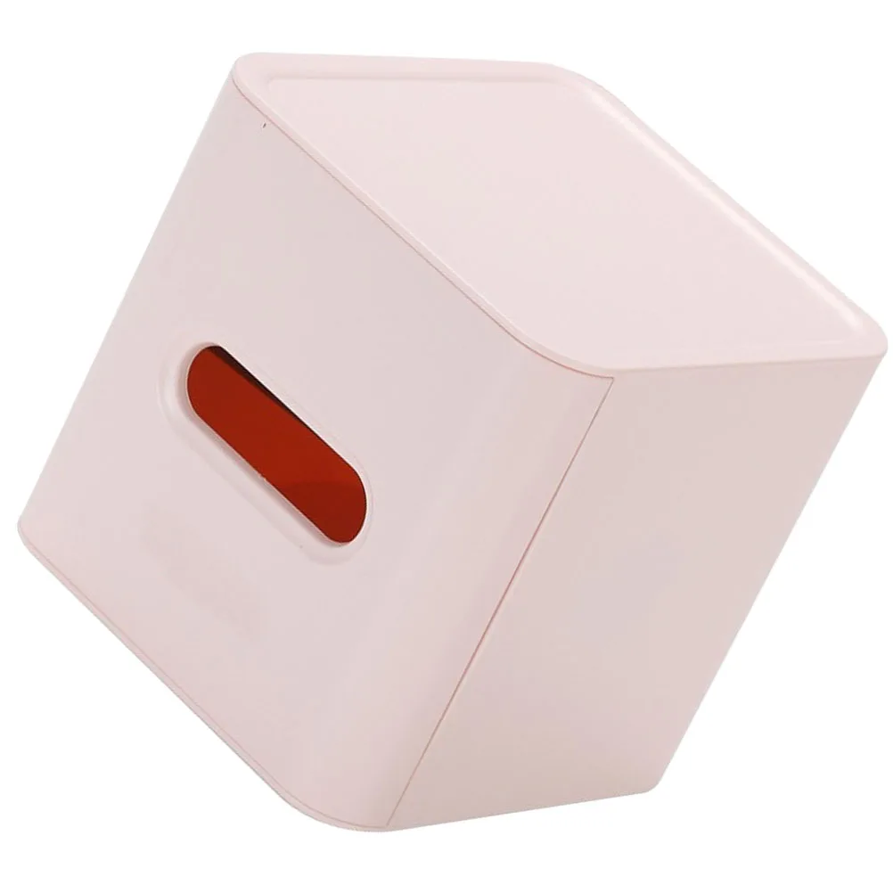 

Square Tissue Box Roll Paper Holder Fine Workmanship Smooth Surface Large Capacity for Living Room Bedroom Office Decor