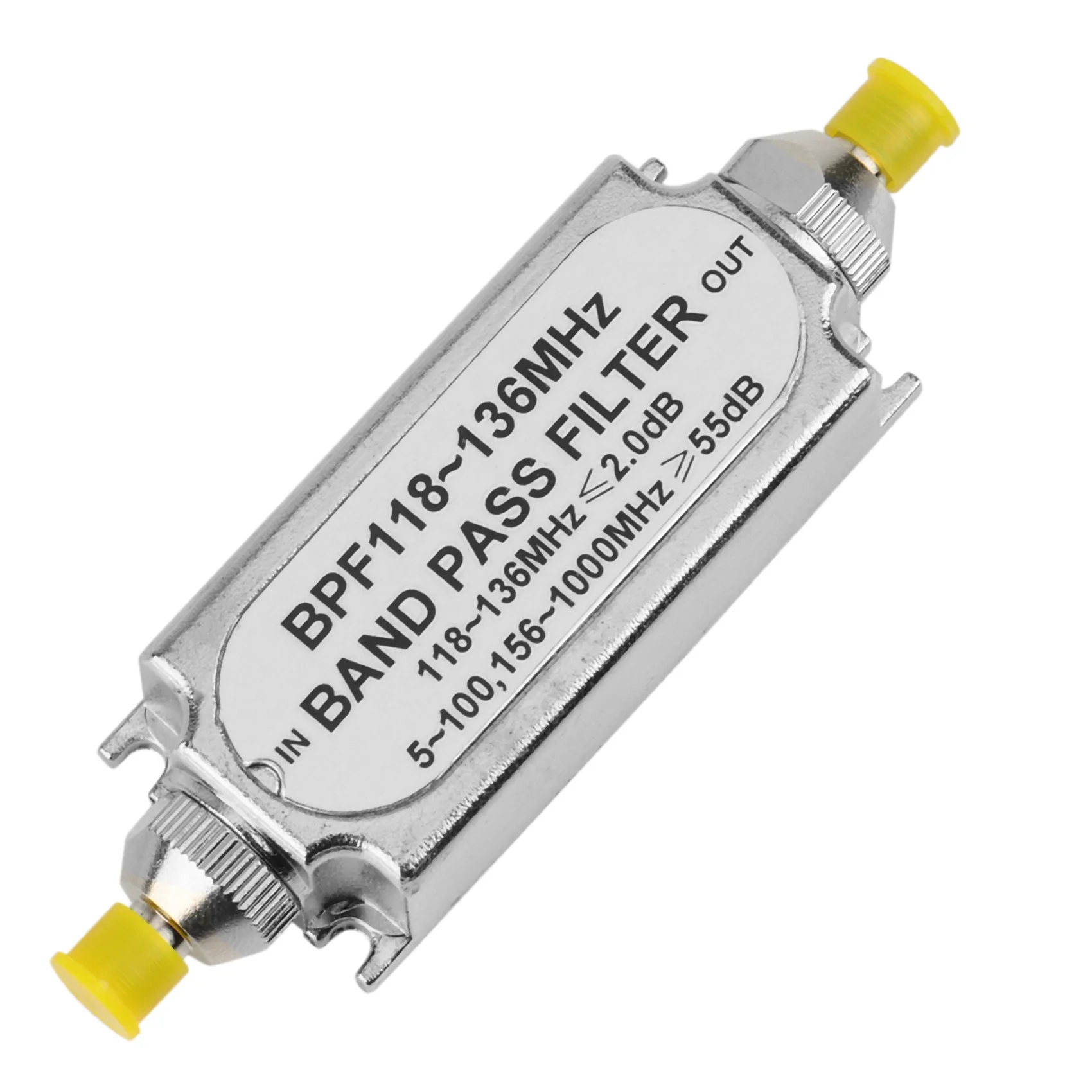 Imagem -03 - Filtro Bandpass Sma para Banda Aeronáutica A6011 118136mhz Novo