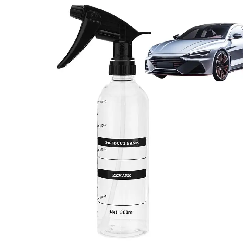 

Spray Bottles For Cleaning Spray Bottle For Car Detailing 500ml Dispenser Washer Mist Detailer Products Adjustable Sprayers For