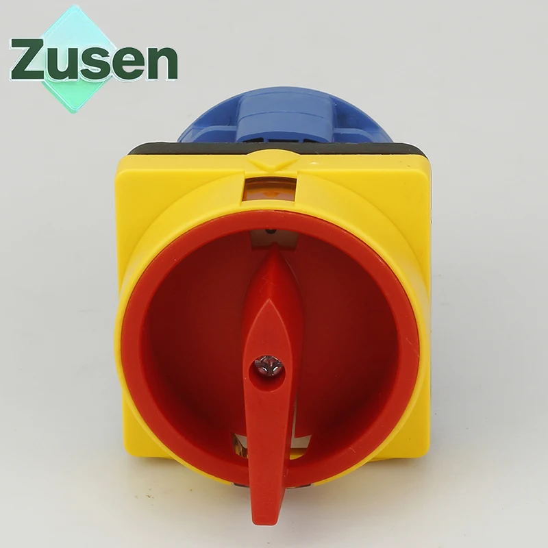 Zusen Cam Switch LW26GS-20/04-1 690V 20A Universal Lock Rotary 4 Poles 8 Terminals OFF-ON 2 Position