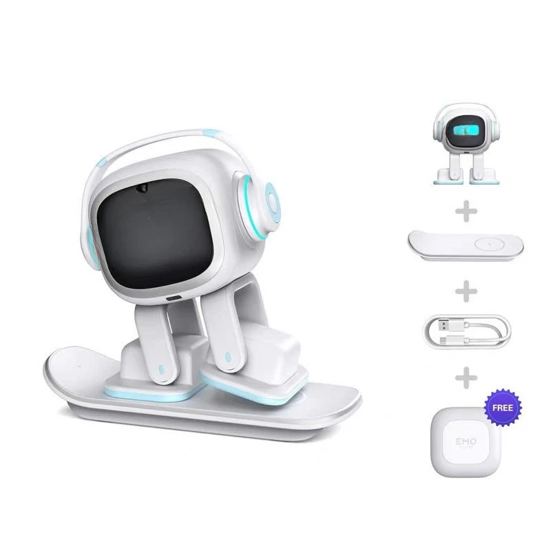 

Intelligent machine human, white emotion Chinese companion gift black technology ai robot white