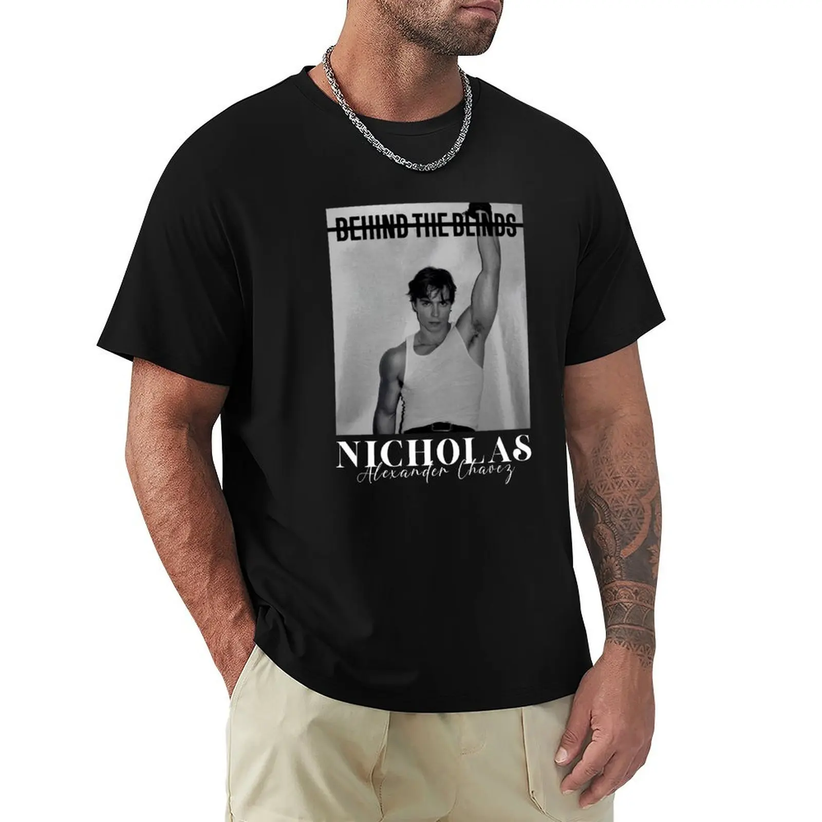 Nicholas Alexander Chavez T-Shirt Basic Comfort Fit T-Shirt for Men