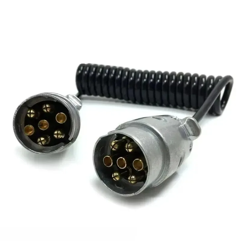 Adaptador de enchufe con Cable de extensión de 1,5 M, fácil de instalar para barra de remolque de 12V y 7 pines, enchufes impermeables ISO1724