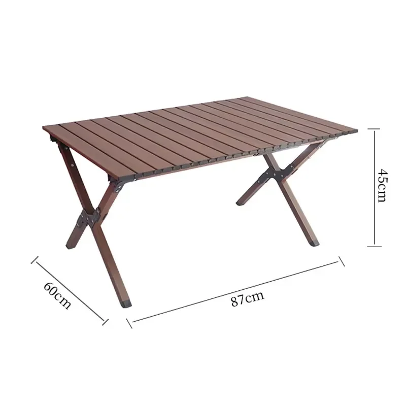 Aluminum Folding Camping Table Portable Lightweight Picnic BBQ Desk for Outdoor Use