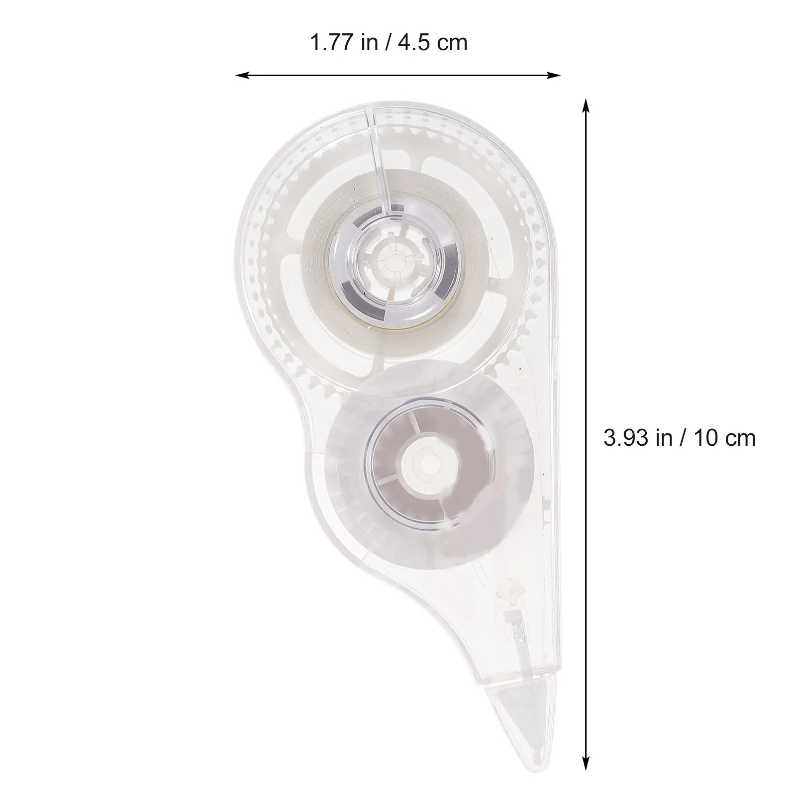 12Pcs Comfortable Grip Correction Tape White Adhesive Correction Tapes for Written Printed Documents Portable Writing Tapes
