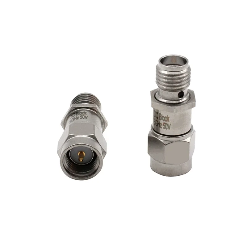 Imagem -03 - Bloco dc Microondas de Bloco dc 18ghz 50v Sma Masculino e Feminino Baixa Perda Baixo Vswr rf 1pc Aço Inoxidável