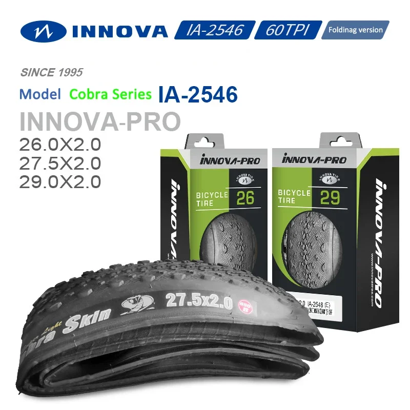 INNOVA super light bicycle tires MTB 26 27.5 29 26*2.0 29*2.0 60TPI folding tyres 29 inch mountain bike tire pneu 26er 27.5er