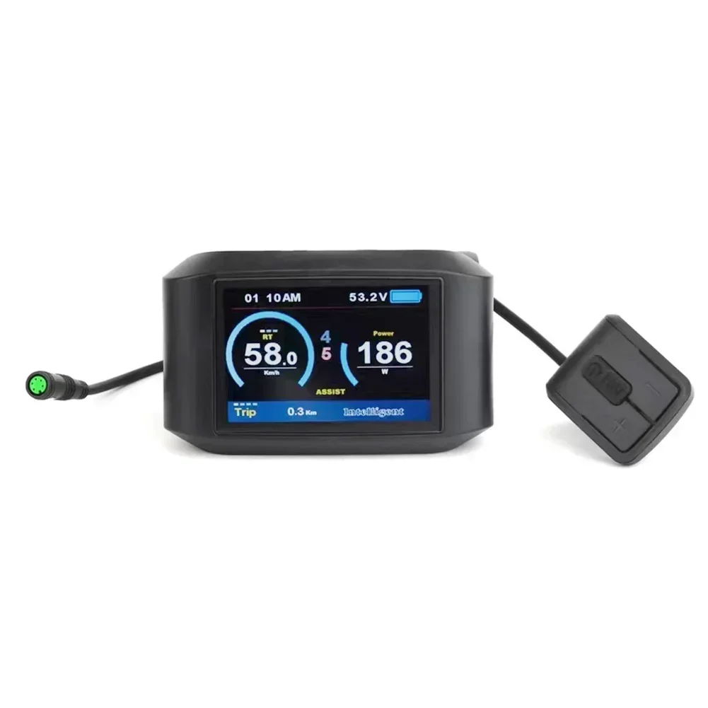 

Дисплей 750C Дисплей IP65 Водонепроницаемый протокол UART 24 В/36 В/48 В/52 В 3,2 дюйма 5-уровневая яркость 5-контактный быстроразъемный гнездо