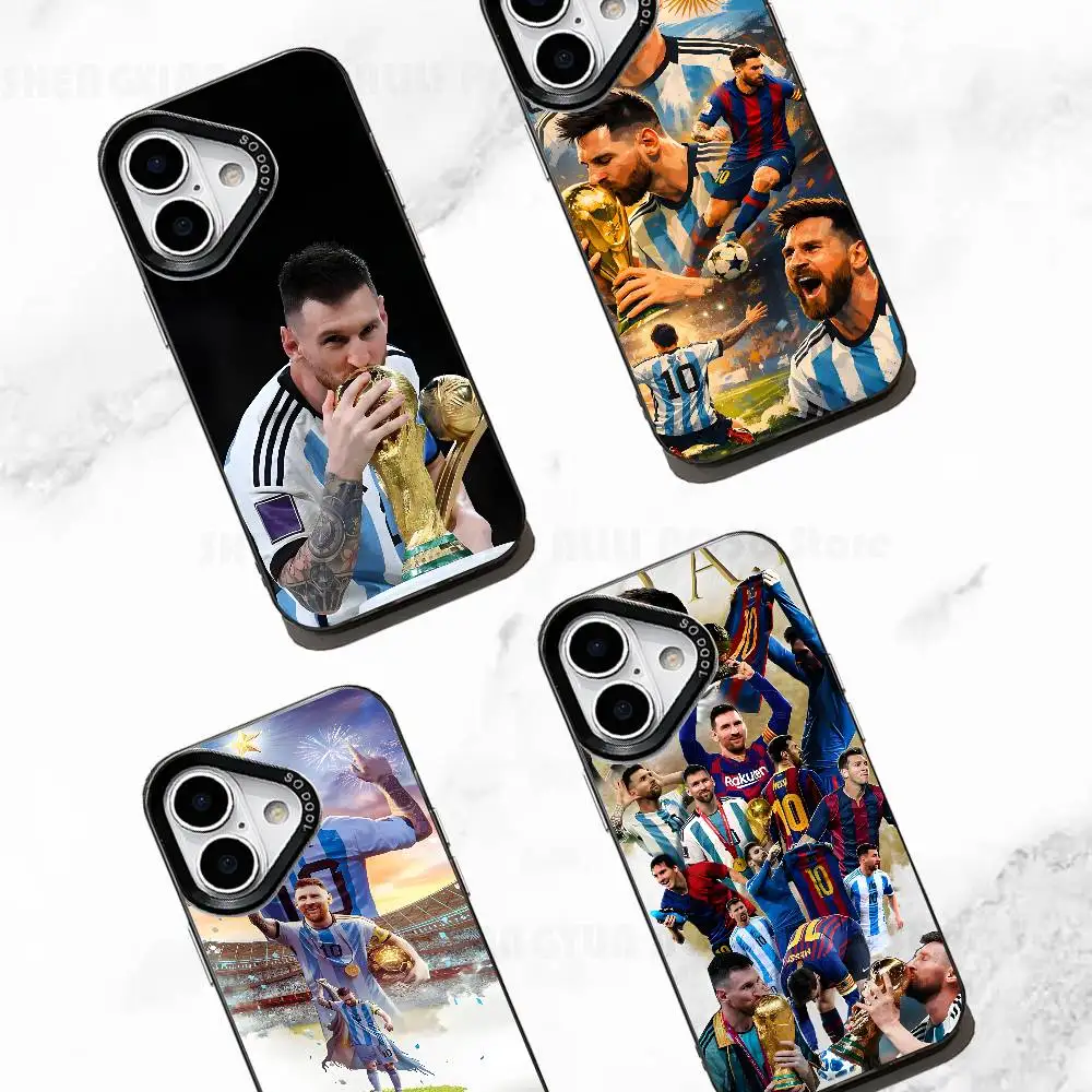 

Football M-Mess-ii Case For IPhone 11 12 13 14 15 16 17 Pro Max XS X XR Cover