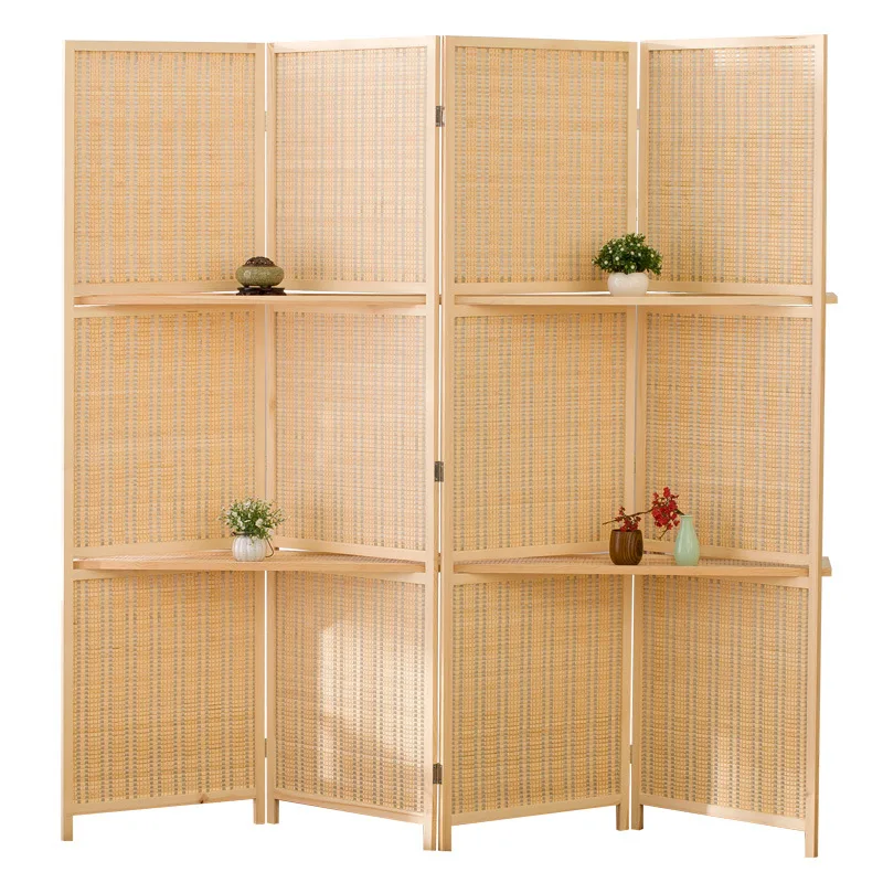 

Bamboo screen, partition, bedroom, living room, entrance door, fashionable simple folding screen