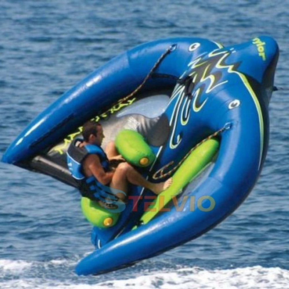 Towable Inflatable Flying Fish Manta ray Boat Water Sport Tube for Summer