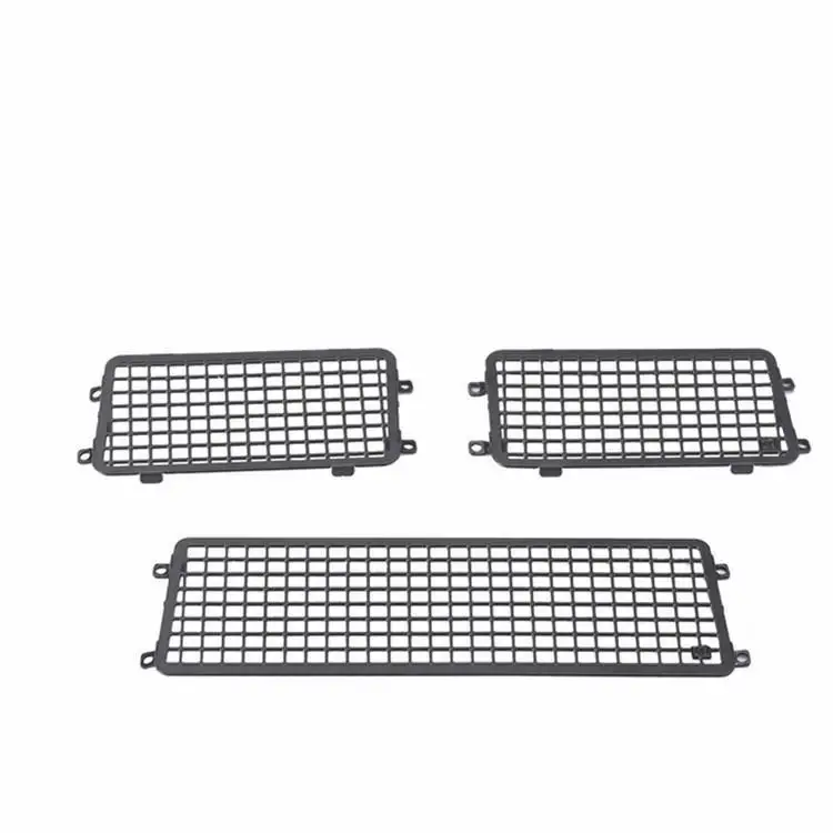 

For 1/18 Trax Trx-4m Bronco Trx4m Stainless Steel Metal Stereoscopic Window Anti-collision Net Side Window+rear Window Net