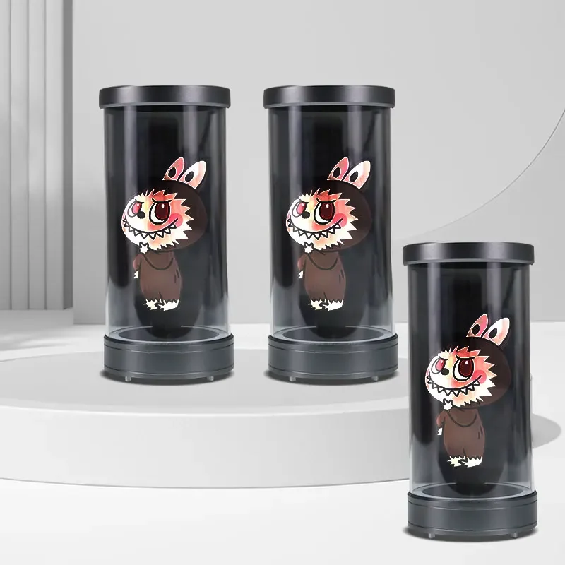 معرض تكنولوجيا ثلاثية الأبعاد شفافة للتفاعل بالذكاء الاصطناعي شاشة ثلاثية الأبعاد 5.5 بوصة شاشة Lcd ثلاثية الأبعاد عرض ثلاثي الأبعاد أسطواني #6