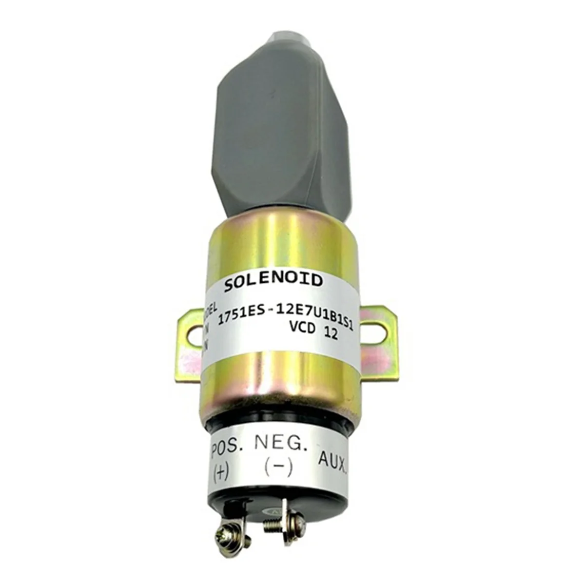 BAAQ Engine Flameout Solenoid 1751ES-12E7U1B1S1 Fuel Shut Off Solenoid for Woodward Engine 12V