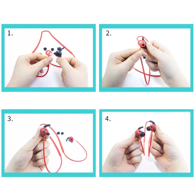 หูฟังสำหรับ Beats Fit Pro ซิลิโคน Anti-Lost สายคล้องคอหูฟังไร้สายสายเชือกหูฟังอุปกรณ์เสริม