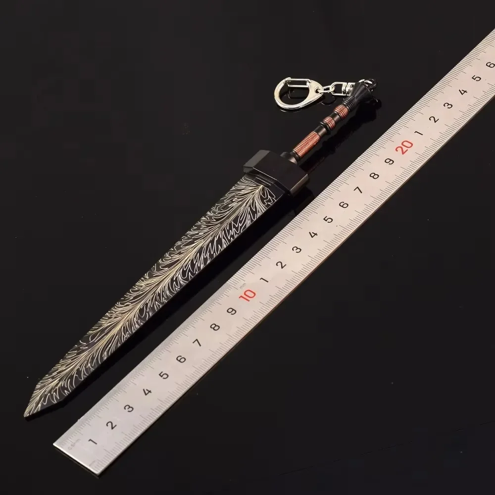 Greatsword Pattern Steel Weapon Colossal Sword Game Japanese Peripheral Metal Katana Model Ornaments Collection Crafts Toys