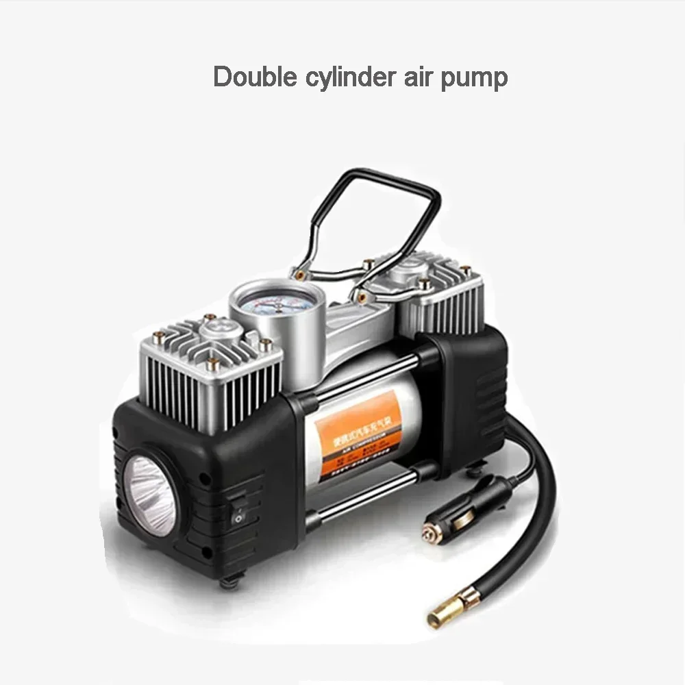 12V/220V Air Compressor Car Air Pump Portable Tyre Inflator Electric Motorcycle Pump Compressor Small Vehicle Air Compressor