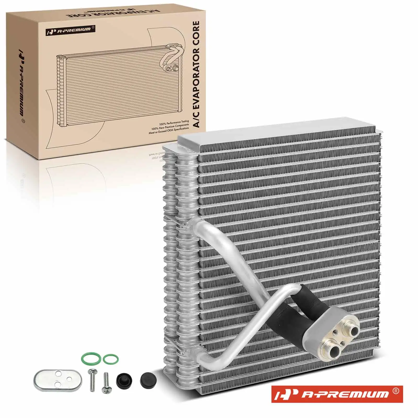 A-Premium Aluminum A/C AC Evaporator Core for Hyundai Elantra 2001-2004 Tiburon 2003-2004