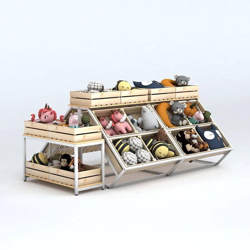 Plush toy display stand jellycat display case shopping mall nakajima cabinet stack head display doll doll shelf
