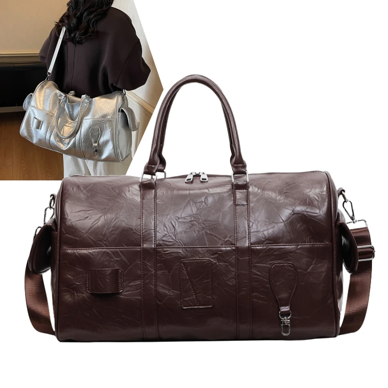 

Fitness Bag Large Travel Duffle for Women Short-distance Luggage Portable Shoulder Bag Weekender Tote Gym Sports Crossbody Bag