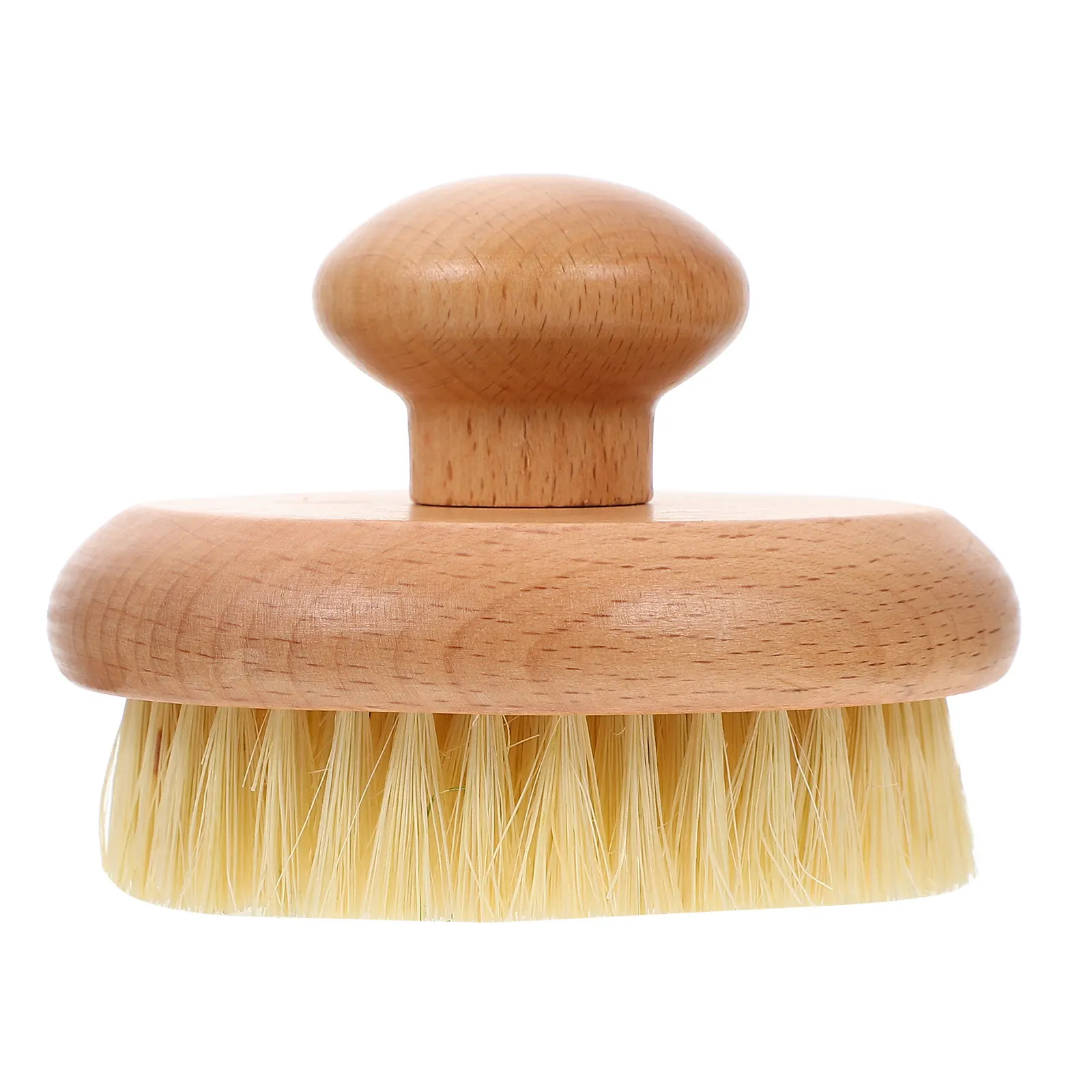 

Wooden Bath Scrubber Brush Body Exfoliation Back Cleansing Home Bath Cleaning Tool Lightweight Comfortable Arms