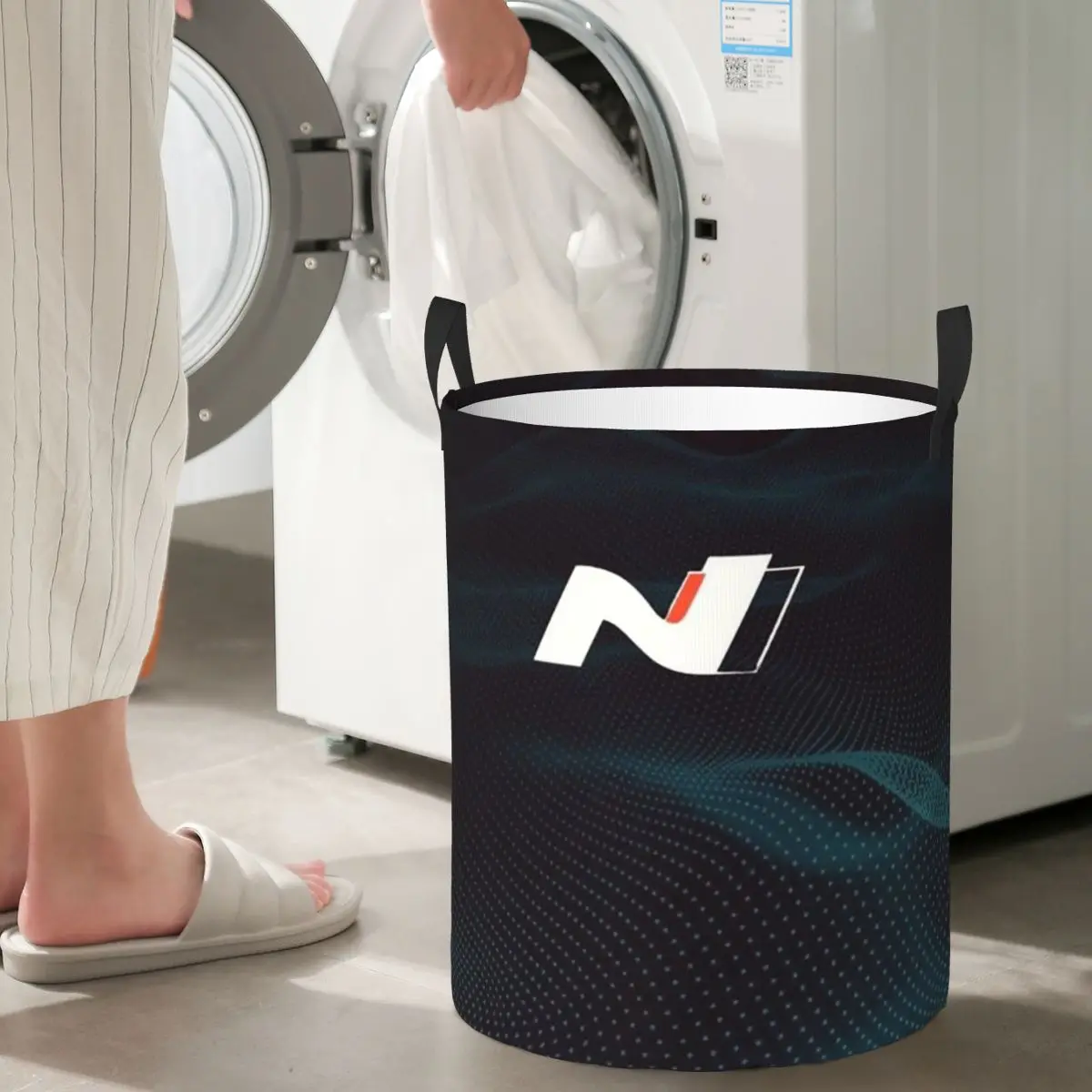 

H-Hyundai-S N Performance Foldable Laundry Baskets Dirty Clothes Sundries Storage Basket Large Waterproof Hamper